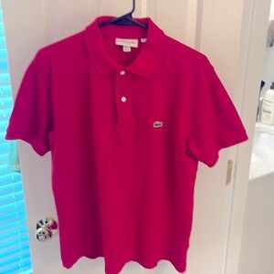 Lacoste Med red polo